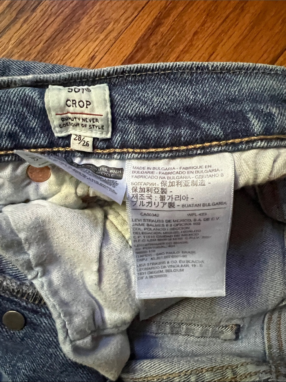 Levi’s Made & Crafted 501 Crop - Picture 7 of 11